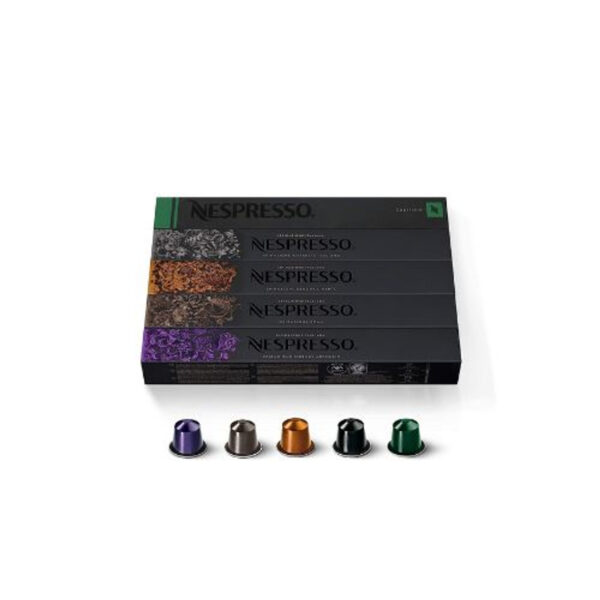 Nespresso Capsules OriginalLine, Ispirazione Variety Pack, Medium & Dark Roast Espresso Coffee, 50 Count Espresso Coffee Pods, Brews 1.35 Ounce (ORIGINALLINE ONLY)