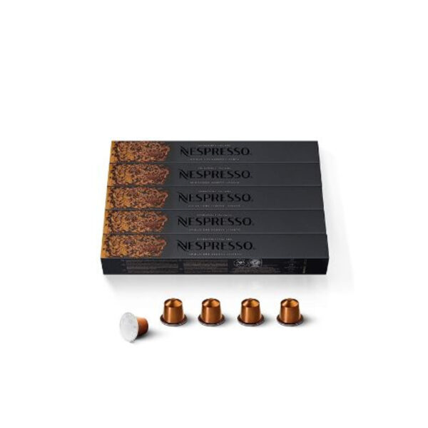 Nespresso Capsules OriginalLine, Livanto, Medium Roast Espresso Coffee, 50 Count Coffee Pods, Brews 1.35 Ounce (ORIGINAL LINE ONLY)10 Count (Pack of 5)