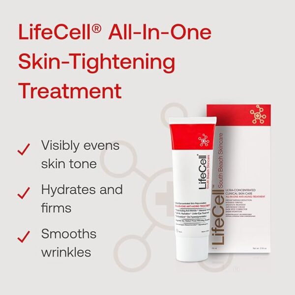 LifeCell Skincare All-in-One Anti-Aging Treatment 2.54 oz - Image 3