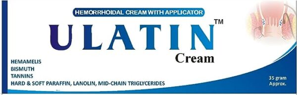 ULATIN Hemorrhoid Cream, Hemorrhoid Treatment, Hemorrhoid & Fissure Ointment, Fast Relief Hemorrhoid Cream Healing Formula, Hemorrhoid Symptom Ointment