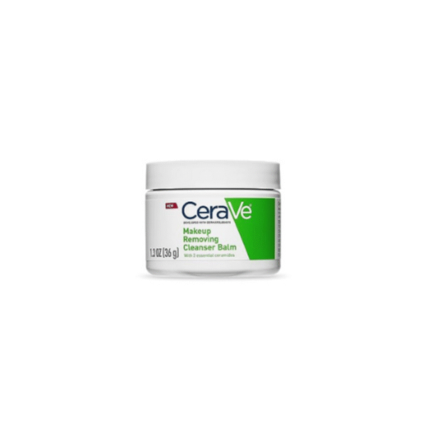 CeraVe Cleansing Balm for Sensitive Skin | Hydrating Makeup Remover with Ceramides and Plant-based Jojoba Oil for Face | Non-Comedogenic Fragrance Free Non-Greasy |1.3 Ounces