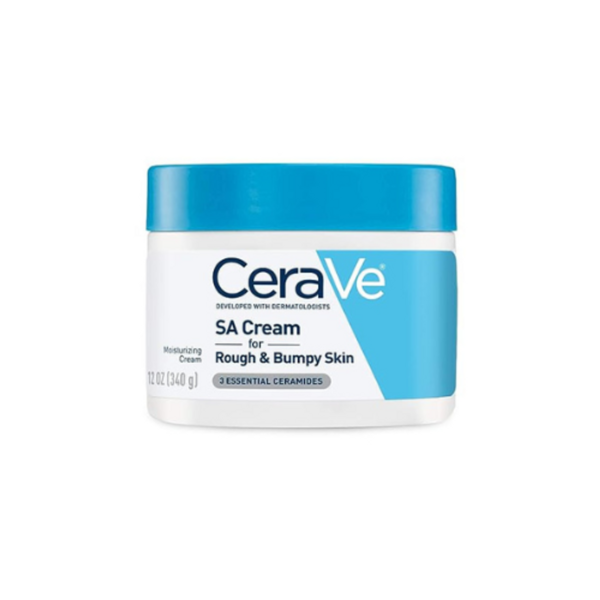 CeraVe Moisturizing Cream with Salicylic Acid | Exfoliating Body Cream with Lactic Acid, Hyaluronic Acid, Niacinamide, and Ceramides | Fragrance Free & Allergy Tested | 12 Ounce