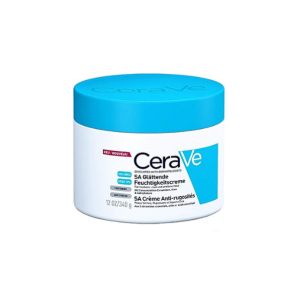 CeraVe SA Smoothing Cream Moisturizer with Essential Ceramides, Urea, and Salicylic Acid | Fragrance Free 12oz